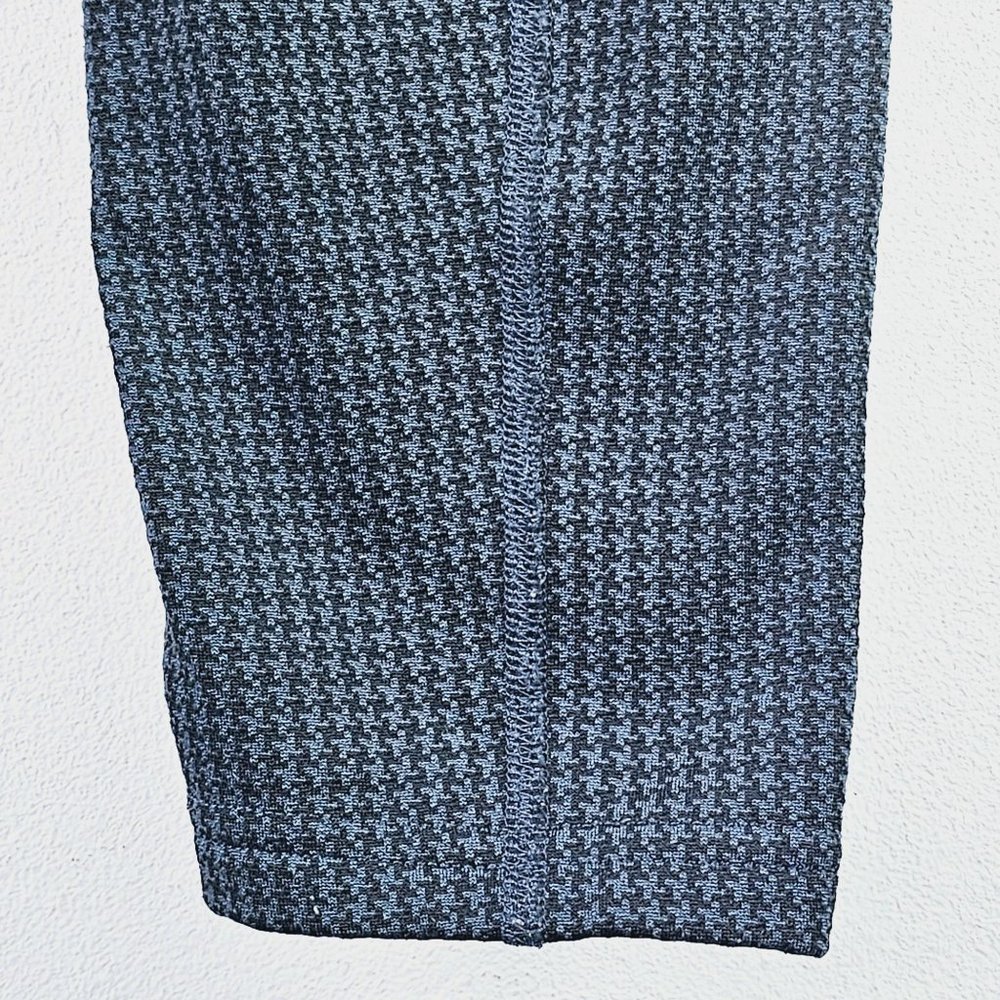 Kerrits Momentum Knee Patch Blue Houndstooth Tight Riding Breeches, Sz XS - Picture 4 of 9